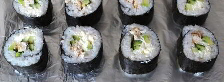 запеченные роллы с курицей. Шаг 14