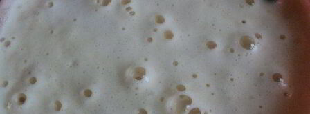 бисквитный рулет голубой бархат. Шаг 5