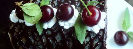 бисквитный рулет голубой бархат. Шаг 10