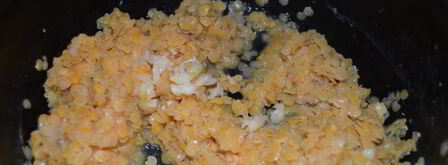 кабачковый рулет с чечевицей. Шаг 3