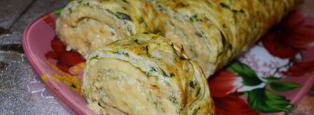 кабачковый рулет с чечевицей. Шаг 10