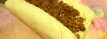 картофельный рулет с грибами. Шаг 7