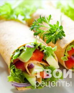 Овощной рулет