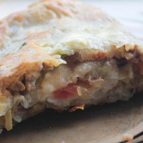 Рецепт рулета из лаваша с мясом и овощами