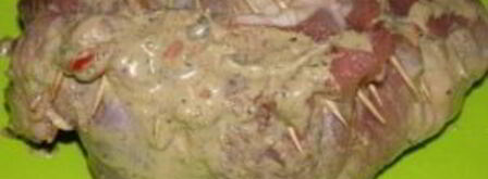 рулет из мяса в духовке. Шаг 8