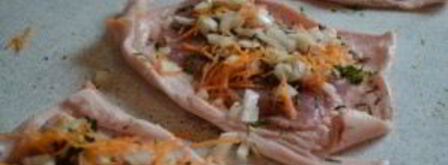 рулет из свиной шкурки. Шаг 8