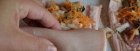 рулет из свиной шкурки. Шаг 9