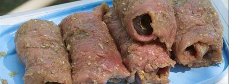 рулет из телятины и баклажана. Шаг 6