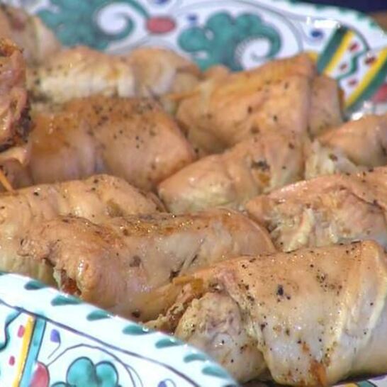 Рецепт рулетиков из цыпленка