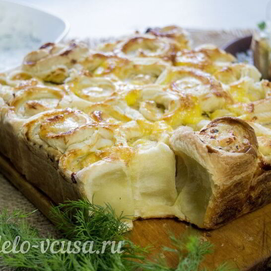 Рецепт рулетиков с фаршем в духовке