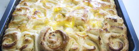 рулетики с фаршем в духовке. Шаг 7