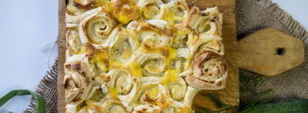 рулетики с фаршем в духовке. Шаг 8