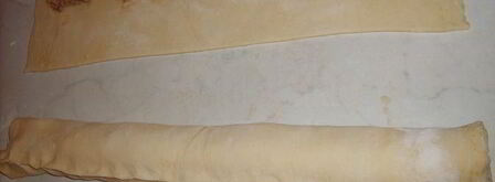 рулетики слоеные с тунцом. Шаг 8