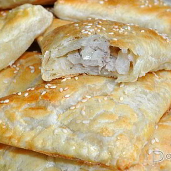 Рецепт самсы из готового слоеного теста