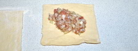 самса из готового слоеного теста. Шаг 5