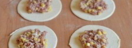 самса из слоеного дрожжевого теста. Шаг 3