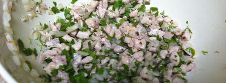 самса из слоеного теста с курицей. Шаг 8