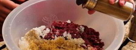 самса из слоеного теста с мясом. Шаг 4