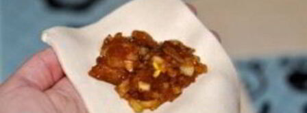 самса из слоеного теста. Шаг 4