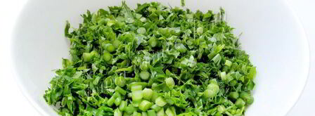 самса с брынзой и зеленью. Шаг 7