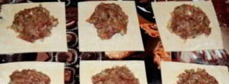 самса с фаршем. Шаг 4