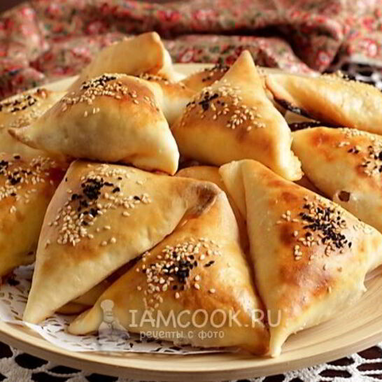 Рецепт самсы с говядиной и луком