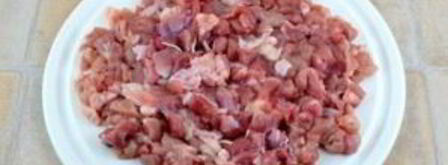 самса с курицей и грибами. Шаг 4