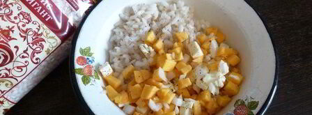 самса с тыквой и рисом. Шаг 3