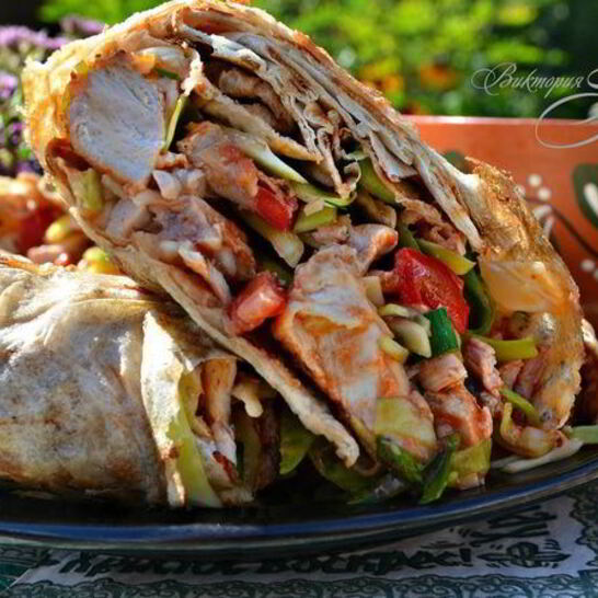 Рецепт дачной шаурмы на гриле