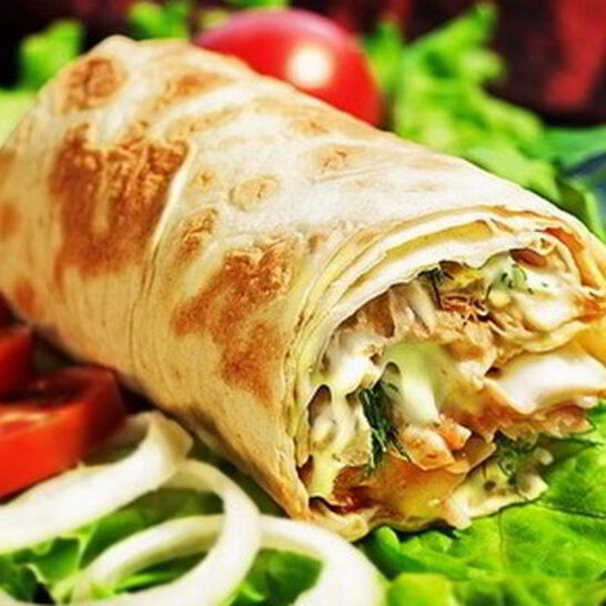 Рецепт домашней шаурмы с овощами и куриной грудкой