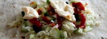 домашняя шаурма в лаваше. Шаг 4