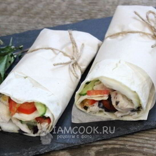 Рецепт шаурмы диетической