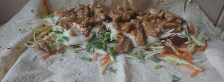 шаурма с домашним майонезом. Шаг 10