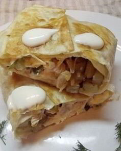Шаурма с грибами