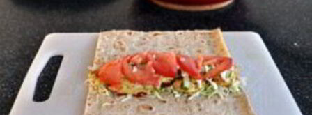 шаурма с капустой и курицей. Шаг 10