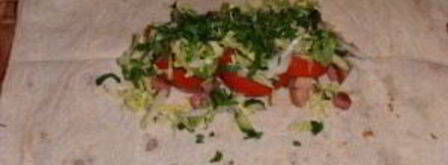 шаурма с колбасой. Шаг 10