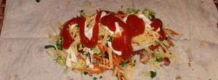 шаурма с колбасой. Шаг 11