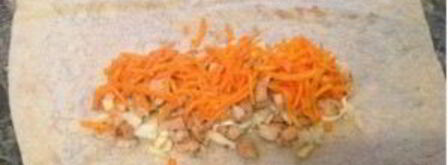 шаурма с крабовыми палочками. Шаг 7