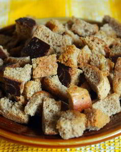 Ароматные ржаные сухарики