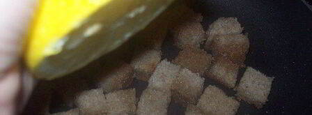 чесночно-лимонные сухарики для салатов. Шаг 5