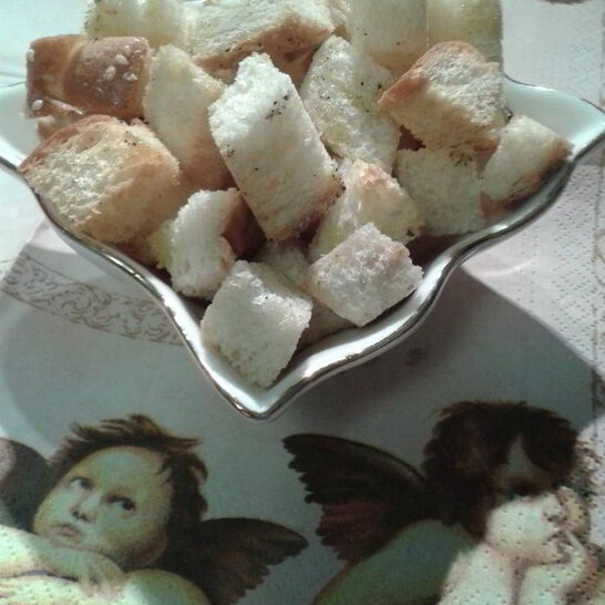 Рецепт чесночных сухариков