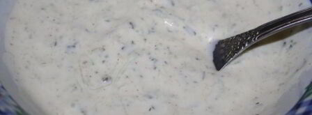 дарницкие сухарики с соусом на основе йогурта. Шаг 3