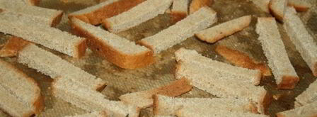 дарницкие сухарики с соусом на основе йогурта. Шаг 5