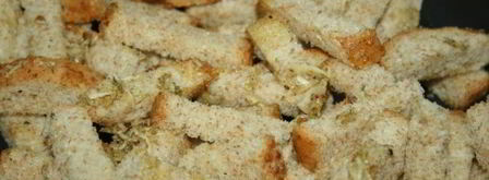 пшеничные сухарики с сыром. Шаг 4