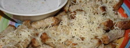 пшеничные сухарики с сыром. Шаг 7