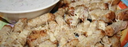 пшеничные сухарики с сыром. Шаг 8