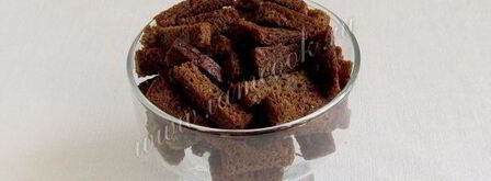 ржаные сухарики с чесноком. Шаг 9