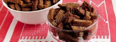 ржаные сухарики с чесноком. Шаг 10