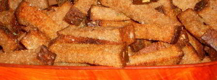 сухарики ржаные с чесноком. Шаг 10