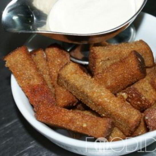 Рецепт сухариков с чесноком